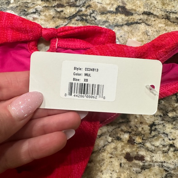 L space red women’s bikini nwt - Picture 4 of 6